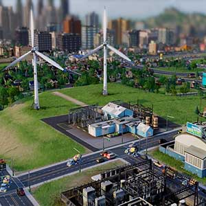 Simcity Quartier De L'eau Et De L'énergie