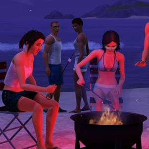 Sims 3 - Fête sur la plage
