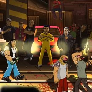 Skinny and Franko Fists of Violence Combat de Boss