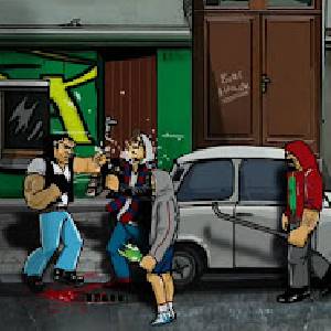 Skinny and Franko Fists of Violence Street