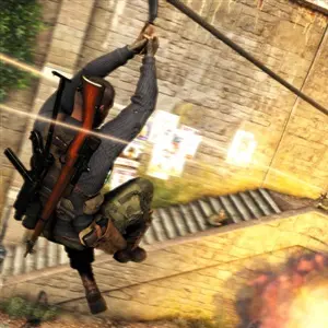 Sniper Elite: The French Collection - Sniper Elite: 5 Tyrolienne