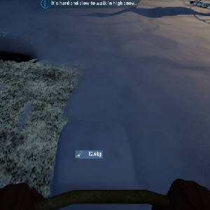 Snow Plowing Simulator - Poids de la neige