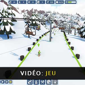 Snowtopia Ski Resort Builder Vidéo De Gameplay