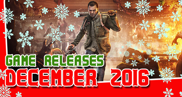 Décembre 2016 sorties jeux vidéos