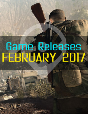 Sorties de jeux de février 2017 – For Honor, Sniper Elite 4, et d&rsquo;autres !