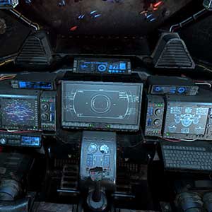 Cockpit du vaisseau spatial
