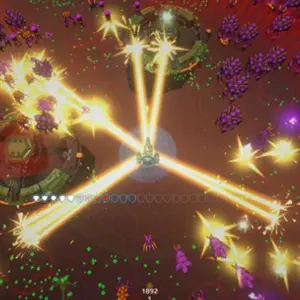 Star Survivor - Rayons lumineux