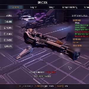 Starpoint Gemini 3 - Onglet Boucliers de Chantier Naval