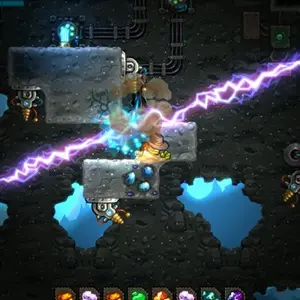 Steamworld Dig - Tourelles Tesla