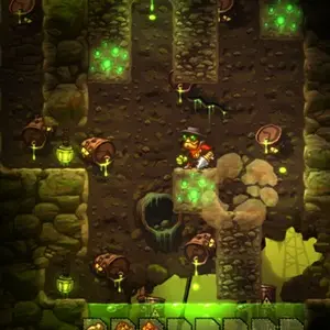 Steamworld Dig - Flaques d'acide