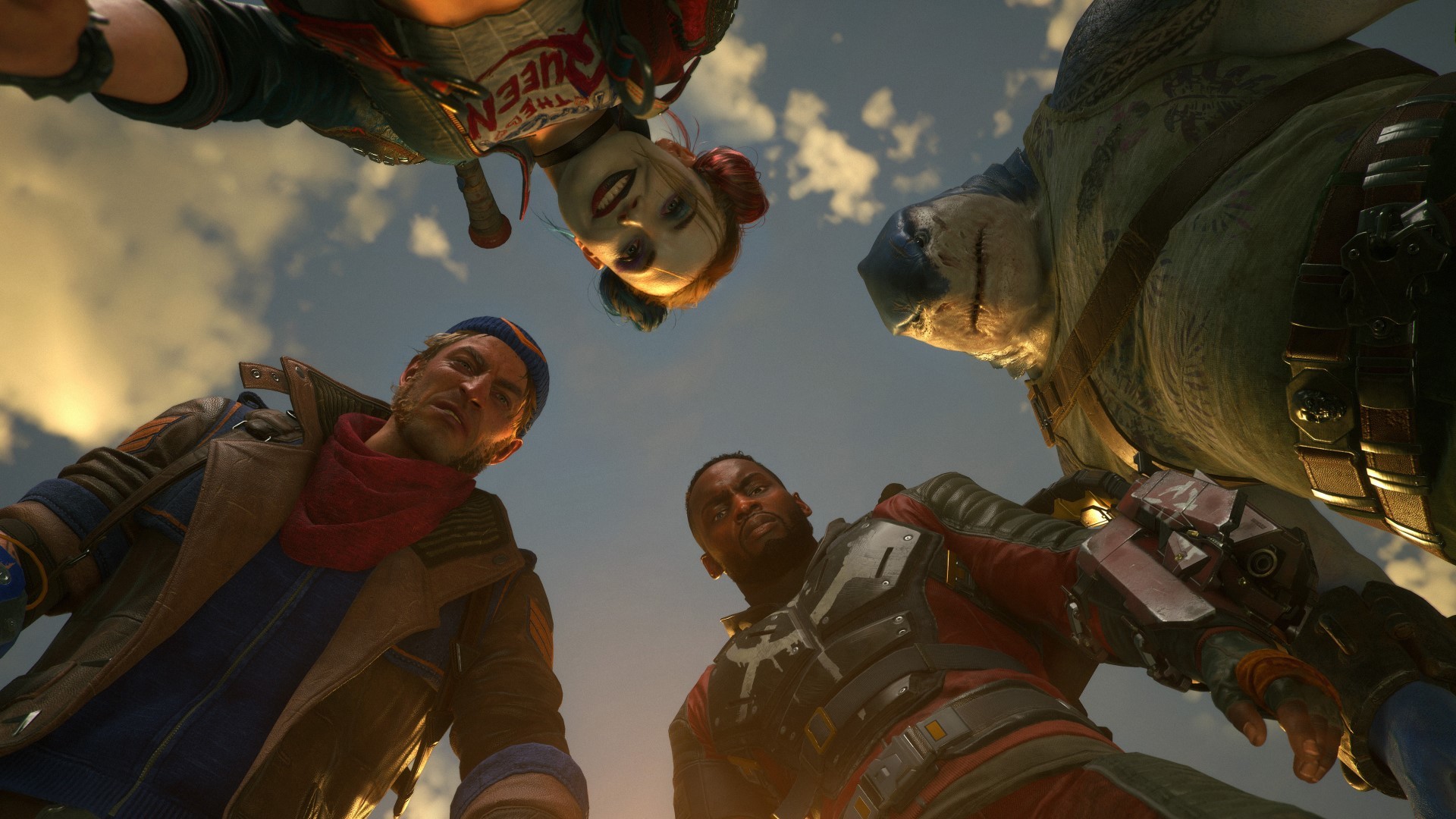 Suicide Squad: Kill the Justice League gameplay scene with the squad in action