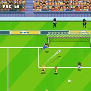 Super Arcade Football Coup de pied