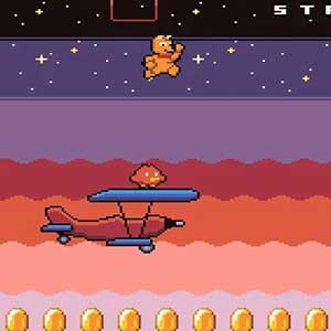 Sauter par-dessus l'avion