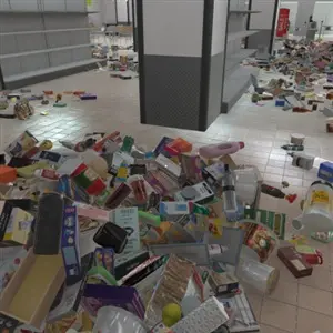 Supermarket Chaos - Piles