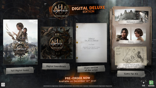 comparer les éditions de Syberia : The World éditions