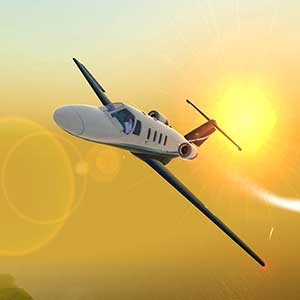 Take Off The Flight Simulator Coucher De Soleil