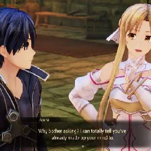 Tales of Arise SAO Collaboration Pack Asuna Dialogue