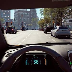 Taxi Life A City Driving Simulator - Intérieur de taxi