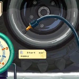 The Last Gas Station - Gonflage de Pneu