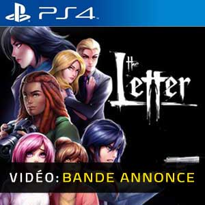 The Letter A Horror Visual Novel PS4 Bande-annonce Vidéo