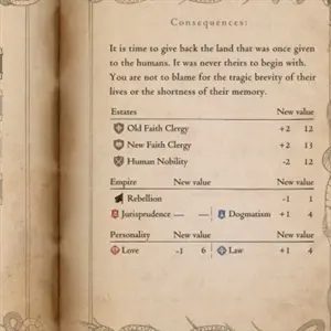 The Life and Suffering of Prince Jerian - Montée du dogmatisme
