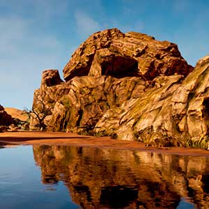 Rivière jordanienne pacifique