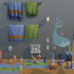 The Sims 4 Bathroom Clutter Kit Essentiels de Bain