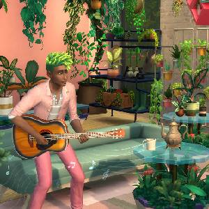 The Sims 4 Blooming Rooms Kit - Jouer de la Guitare