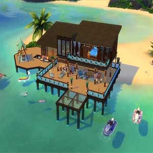 La maison de plage des The Sims 4 Island Living