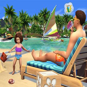 Le château de sable The Sims 4 Island Living