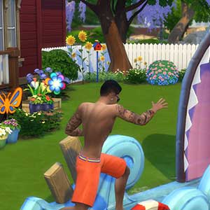 Jouer à l'extérieur de la maison