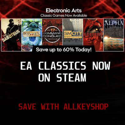 EA ramène les classiques du PC sur Steam : GocleCD propose les meilleurs prix