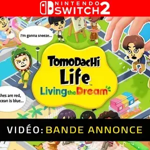 Tomodachi Life Living the Dream Nintendo Switch 2 - Bande-annonce