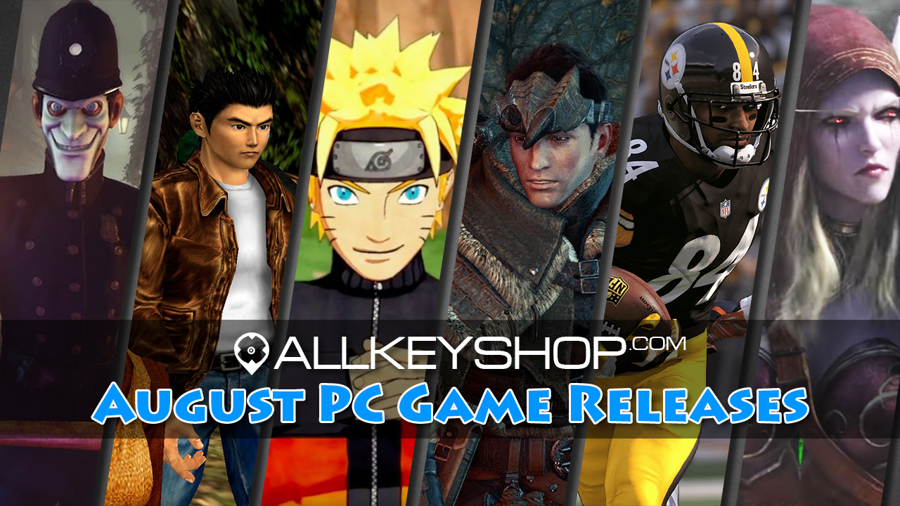 Top PC Game Releases for August 2018