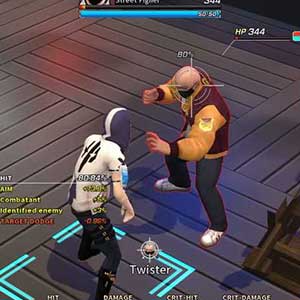 Le poing contre l'ennemi