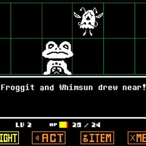 Undertale Froggit et Whimsun