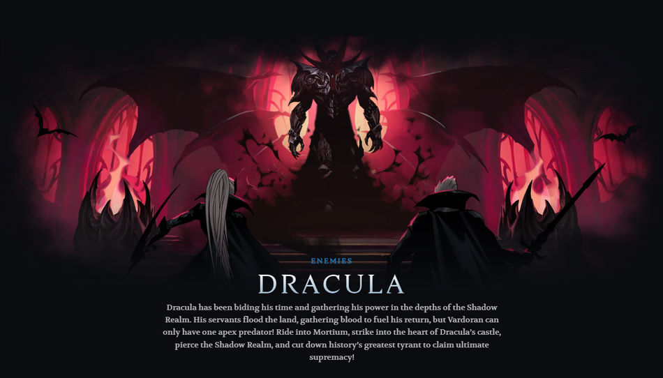Dracula le nouvel ennemi de V Rising