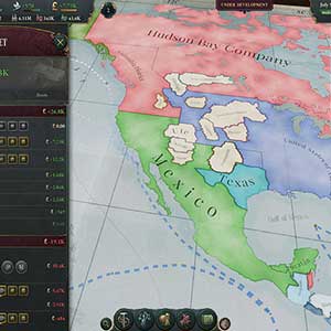 Victoria 3 - Interface utilisateur du budget