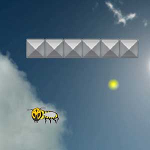 Abeilles dans le ciel