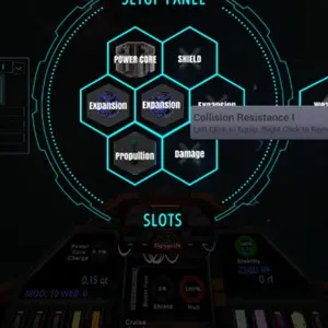 WarpedSpace - Panneau de Configuration
