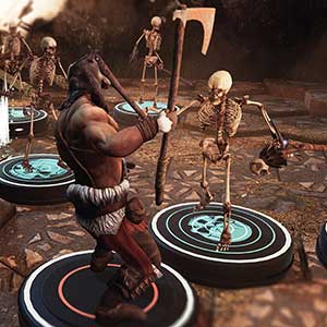 Choc sur les ossements des soldats