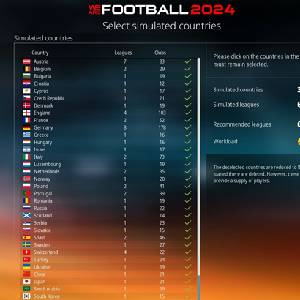 WE ARE FOOTBALL 2024 - Pays Sélectionnés