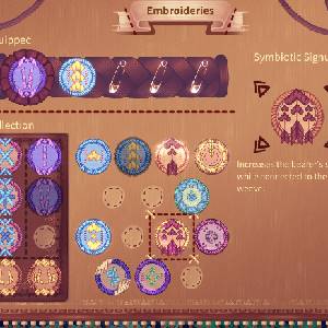 Weaving Tides - Broderies