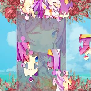 Wet Dreams Fille aux Cheveux Roses