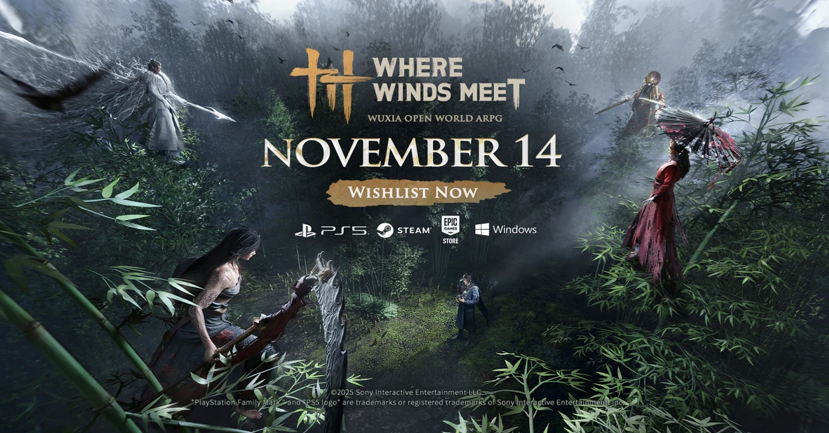Where Winds Meet Release Date and Platforms