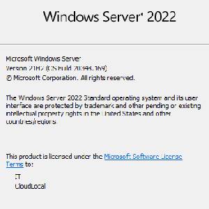 Windows Server 2022 - À propos de Windows
