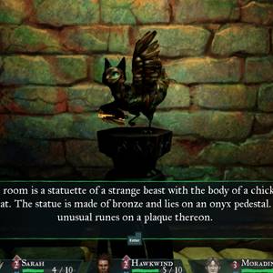 Wizardry Proving Grounds of the Mad Overlord - Statue de la Bête