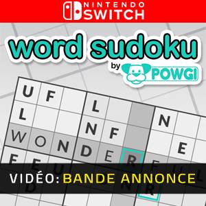 Word Sudoku by POWGI Nintendo Switch - Bande-annonce