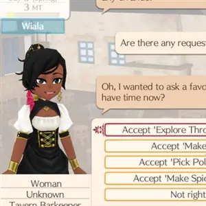 WorldNeverland - Daily Life in the Elnea Kingdom - Another Life Adventure - Système de Dialogue