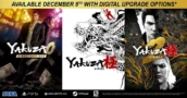 La mise à niveau numérique des jeux Yakuza pour PS5, Xbox Series X|S et PC a été annoncée, sortie le 8 décembre